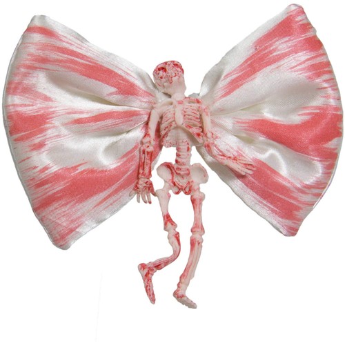 Blutige fliege mit skelett - blutige,