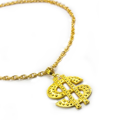 Goldene dollar zeichen - goldene, rapper