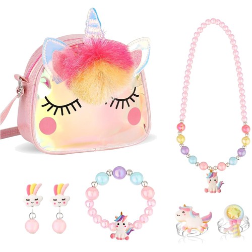 Einhorn schmuckset handtasche - schmuckset,