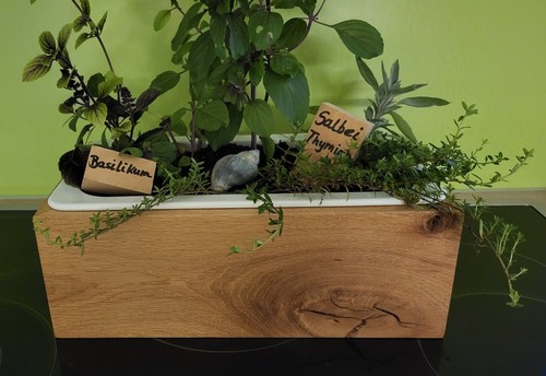 Kräuterbox pflanzkasten deko - kräuterbox,
