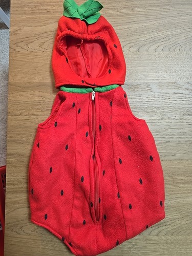Kostüm erdbeere für babys - erdbeere,