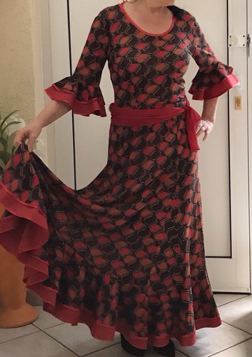 Flamenco kostüm teilig - flamenco, 3-teilig