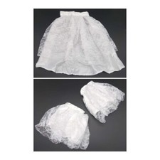 WEIßES SPITZEN JABOT