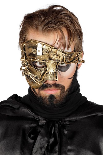 Retro steampunk halb maske - steampunk,