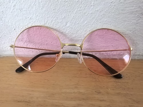 Cosplay sonnenbrille rund rosa - cosplay,