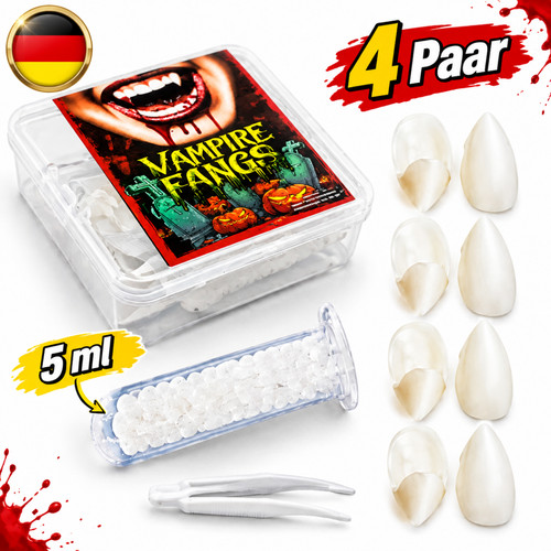 Vampir zähne kostüm paar - zähne, 4