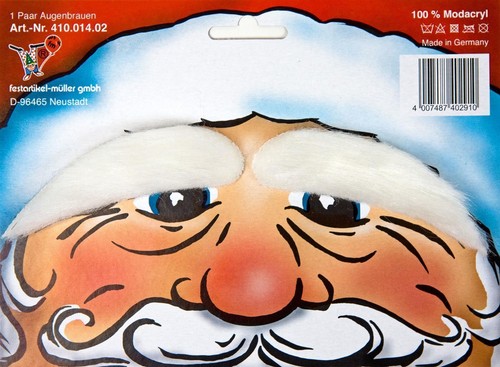 Weiße nikolaus augenbraun - weiße,