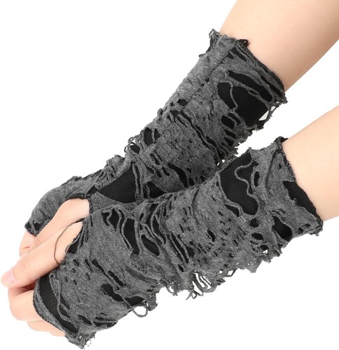 Punkhandschuhe schwarz - punkhandschuhe,